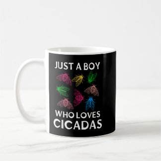 Caneca De Café Cicada Invasão Apenas Um Menino Que Ama Cicadas