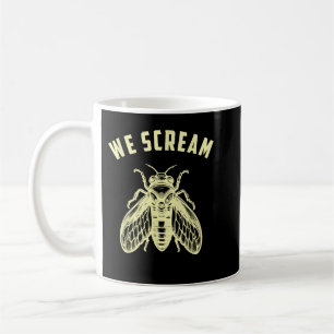Caneca De Café Cicada Nós Gritar