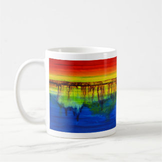 Caneca De Café CICATRIZAÇÃO DE CORES EM Cores de Espectro de Chei
