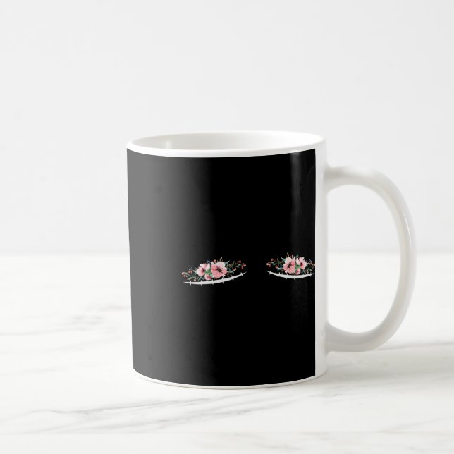 Caneca De Café Cicatrizes Mastectomizadas Duplas Com Cancer De Ma (Direita)