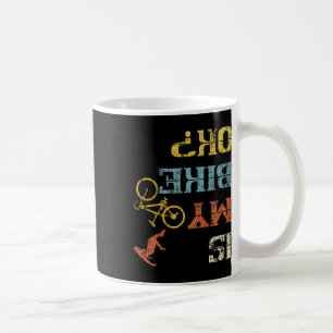 Caneca De Café Ciclismo Bmx De Montanha Corrida De Terra Biker Re