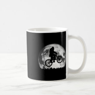 Caneca De Café Ciclismo de Montanha Bigfoot Lua Cheia Árvores E B