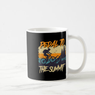 Caneca De Café Ciclismo de Montanha Pedal Até o Cume Mtb Ciclismo