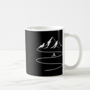 Caneca De Café Ciclismo de Montanha Subida Cênica Trilha Sinúosa 