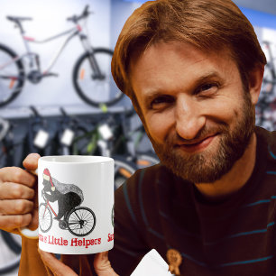 Caneca De Café Ciclismo Texugo Engraçado Citação Festiva Badass
