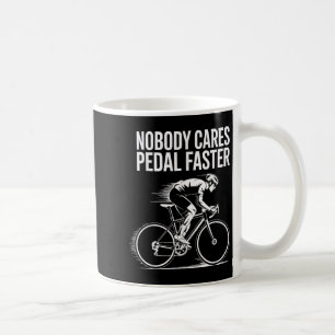 Caneca De Café Ciclista Citação Design Motivador Ninguém Se Impor