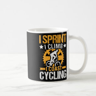 Caneca De Café Ciclista de Montanha Apaixonado por Ciclismo Cicli