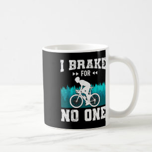 Caneca De Café Ciclista de Montanha Eu Freio Para Ninguém Mtb Div