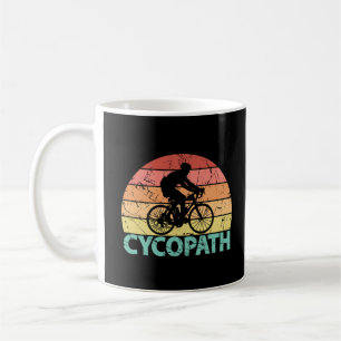Caneca De Café Ciclista Engraçado Cycopath Ciclismo