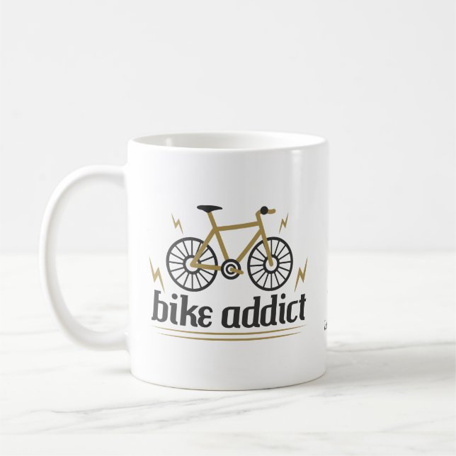 Caneca De Café Ciclo de Ciclo Personalizado (Esquerda)