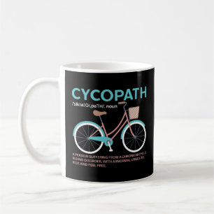 Caneca De Café Ciclo Engraçado Ciclopédico