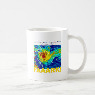 Caneca De Café Ciclone Yasi, Queensland, em fevereiro de 2011