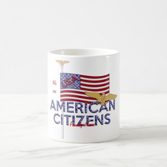Caneca De Café Cidadão Americano Escondido (Centro)