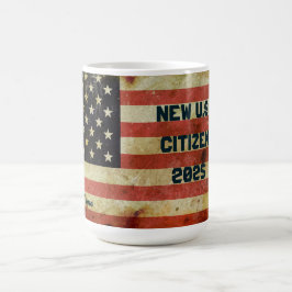 Caneca de Café Cidadão Americano Vintage Legal 202