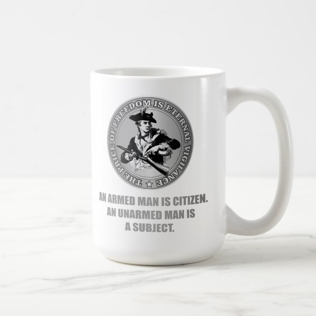 Caneca De Café Cidadão Armado (Direita)