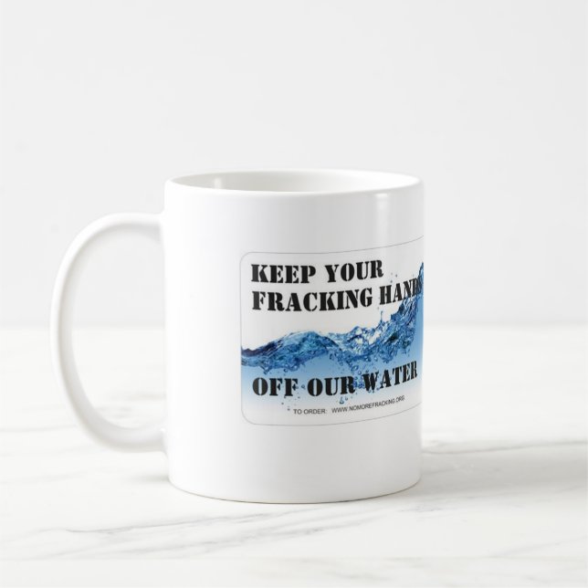 Caneca De Café Cidadãos interessados contra Fracking (Esquerda)