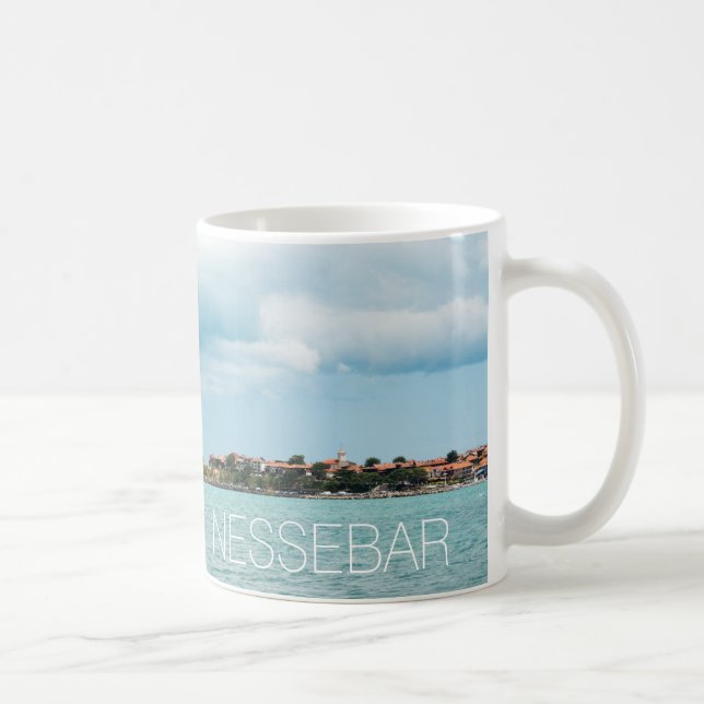 Caneca De Café Cidade búlgara Nessebar (Direita)