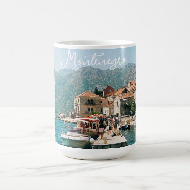 Caneca De Café Cidade costeira de Perast, Montenegro (Centro)