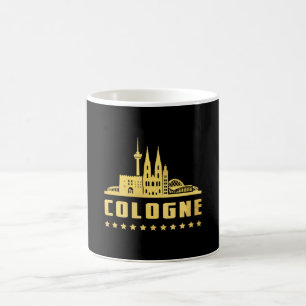 Caneca De Café Cidade da Alemanha Colônia Cidade de Cityscape Fun