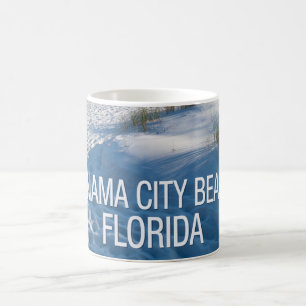 Caneca De Café Cidade da Praia do Panamá Flórida, Vintage
