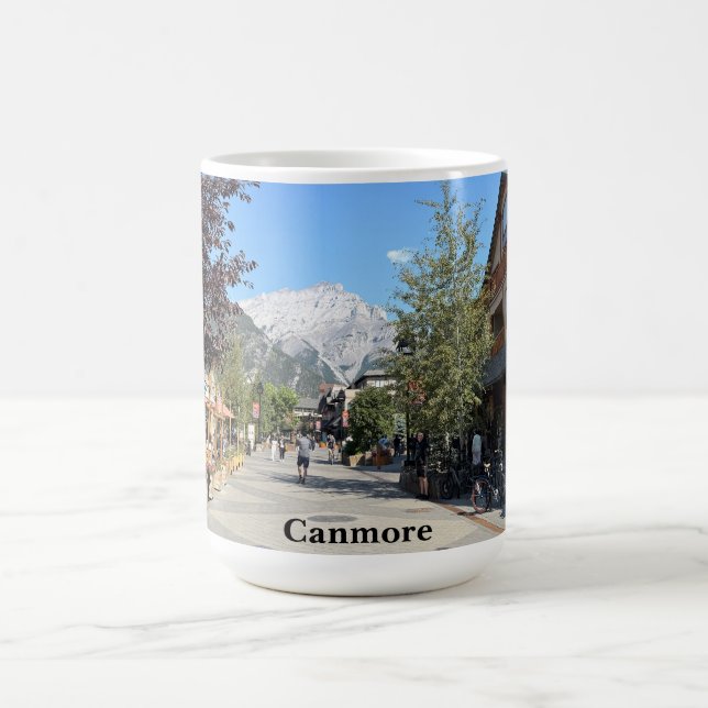 Caneca De Café Cidade de Canmore em Alberta Canadá (Centro)