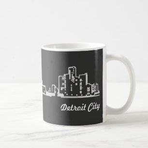Caneca De Café Cidade de Detroit
