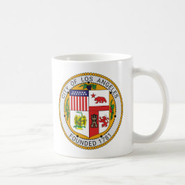 Caneca De Café Cidade de Los Angeles 1781, Vintage California Her