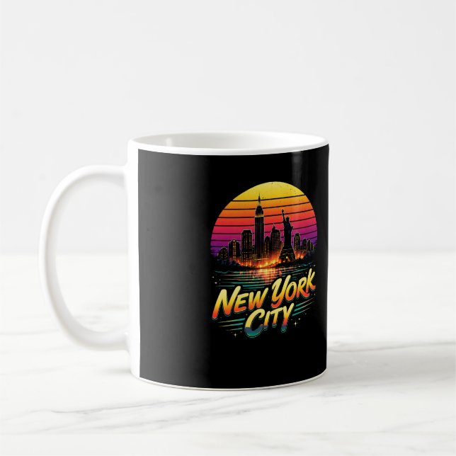 Caneca De Café Cidade de Nova York (Esquerda)
