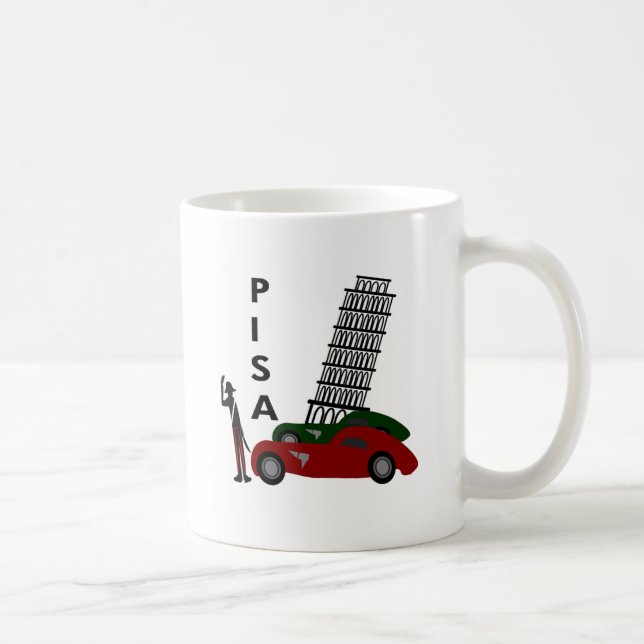 Caneca De Café Cidade de Pisa (Direita)