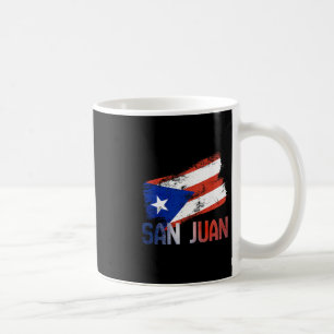 Caneca De Café Cidade de San Juan Porto Rico Bandeira Vintage Roo