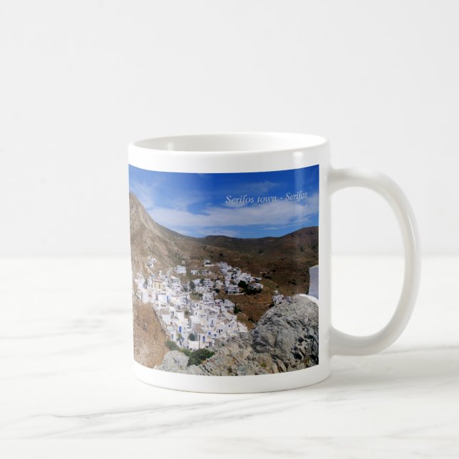 Caneca De Café Cidade de Serifos - Serifos (Direita)