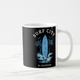 Caneca De Café Cidade de Surf El Salvador Surf Vintage _1 