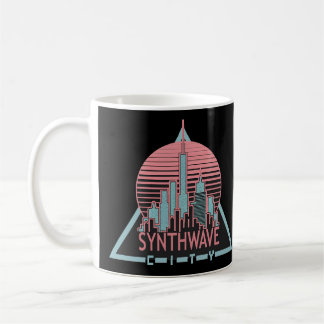 Caneca De Café Cidade de Synthwave