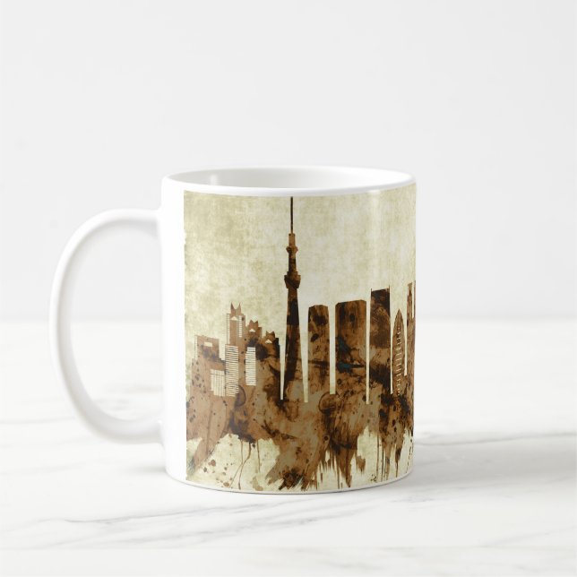 Caneca De Café Cidade de Tóquio Japão (Esquerda)