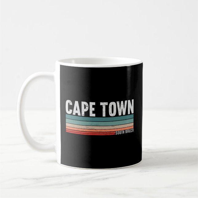 Caneca De Café Cidade do Cabo África do Sul (Esquerda)