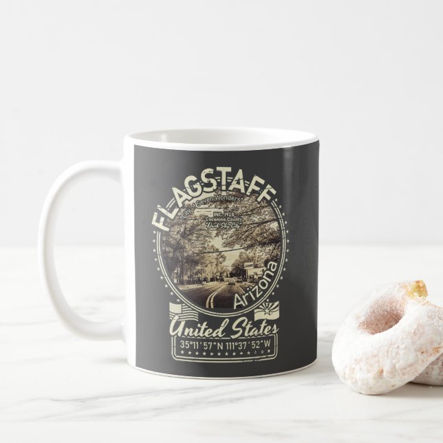 CANECA DE CAFÉ CIDADE DO FUNCIONÁRIO - ESTADO DA ARIZONA (Com Donut)