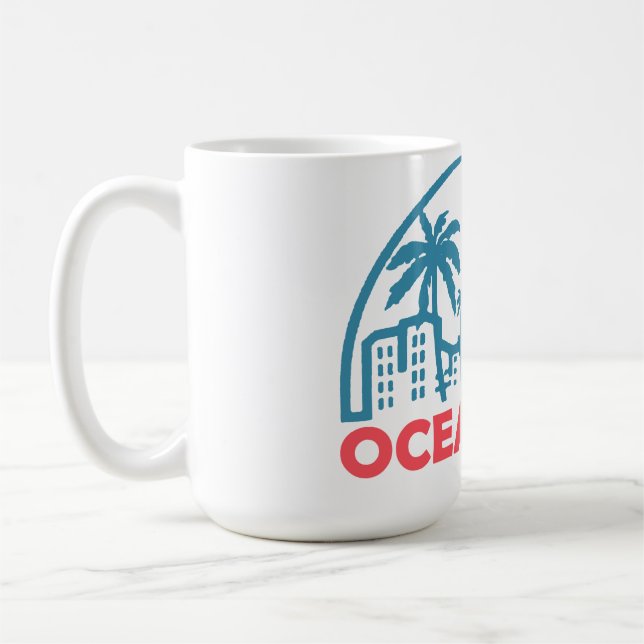 Caneca De Café Cidade do oceano de verão - maryland (Esquerda)