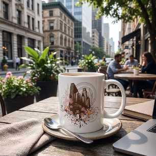 Caneca De Café Cidade Floral