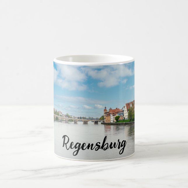 Caneca De Café Cidade histórica de Regensburg, Alemanha (Centro)