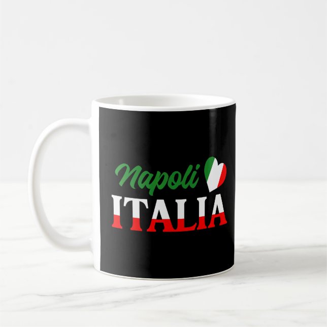 Caneca De Café Cidade italiana Itália Nascer Cultura Cute Napoli  (Esquerda)