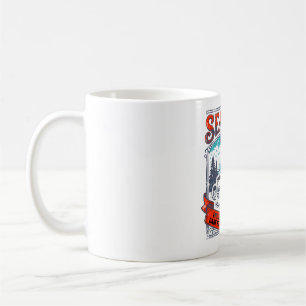 Caneca De Café Cidade Retro Seattle Café e Flanelas de Outono