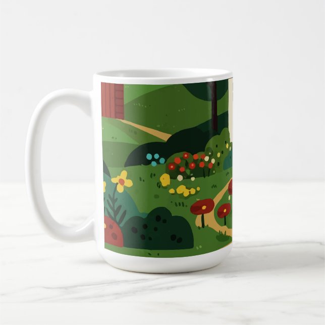Caneca De Café Cidade rural (Esquerda)