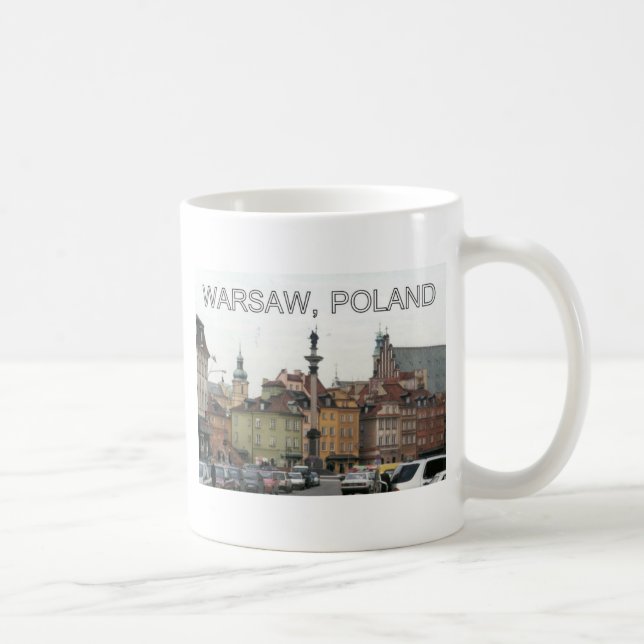 CANECA DE CAFÉ CIDADE VELHA DO OLHAR FIXO MIASTO DO POLÔNIA DE (Direita)