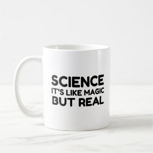 CANECA DE CAFÉ CIÊNCIA COMO MÁGICA MAS REAL