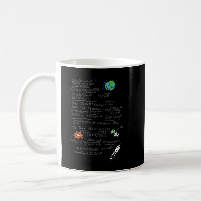 Caneca De Café Ciência das órbitas de Kerbal 1 (Esquerda)
