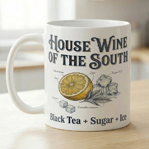 Caneca De Café Ciência do Chá Doce Receita Vinho da Casa Sul