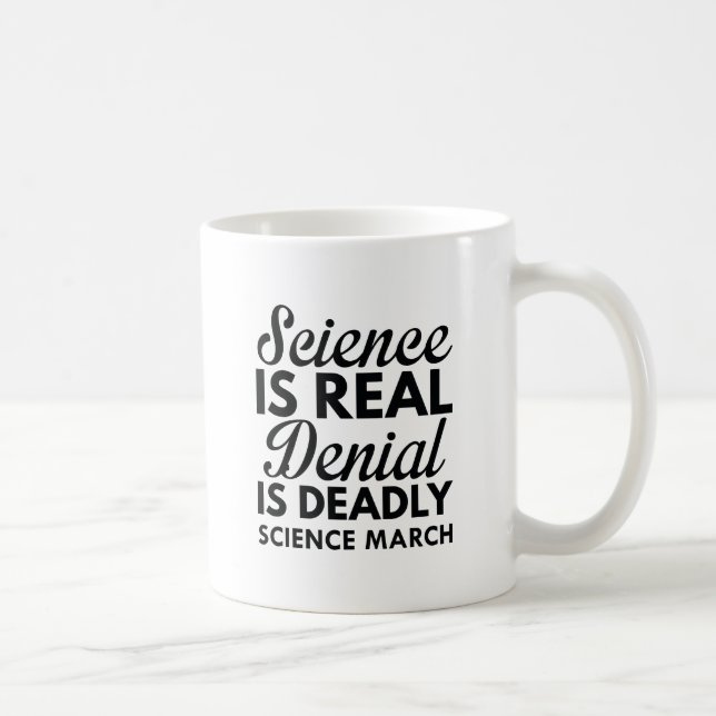 Caneca De Café Ciência É Real (Direita)