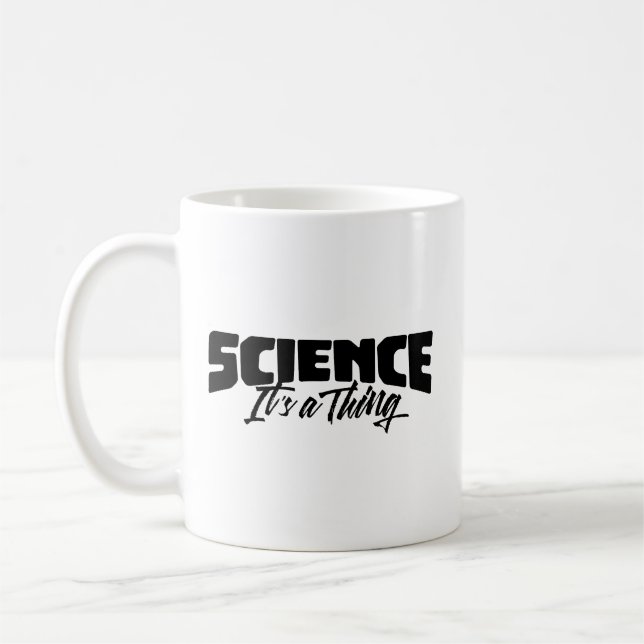 Caneca De Café Ciência (é uma coisa) (Esquerda)