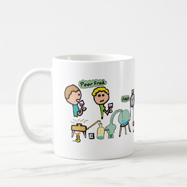 Caneca De Café Ciência Engraçada (Esquerda)