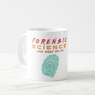 Caneca De Café CIÊNCIA FORENSE AME O QUE VOCÊ FAZ- #lablife Café